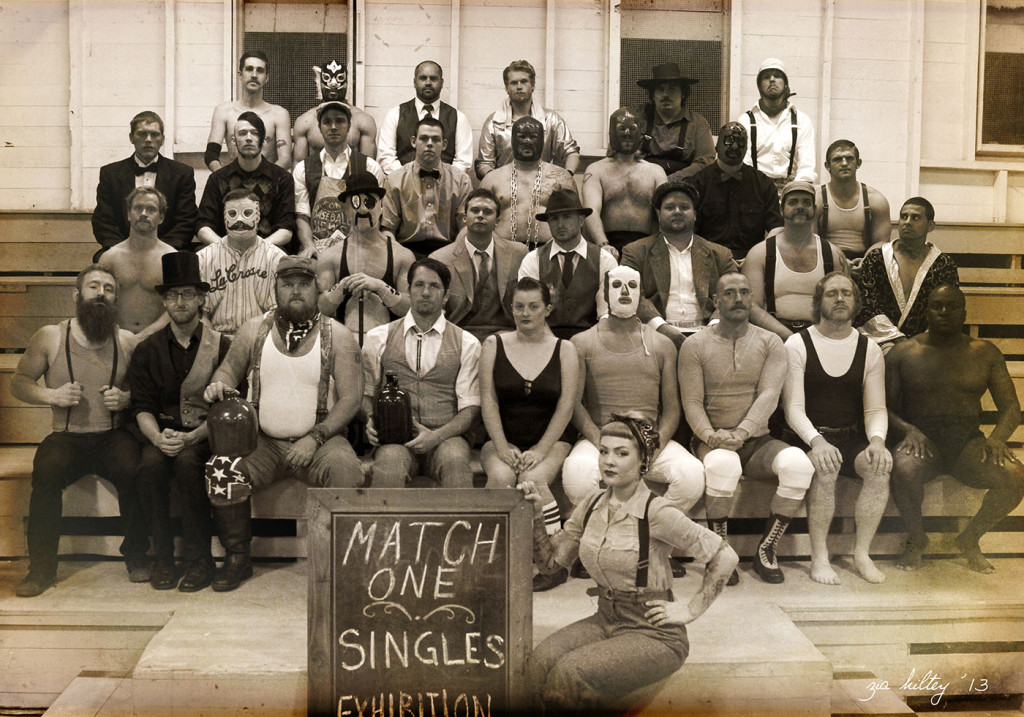 Olde Wrestling Group Shot