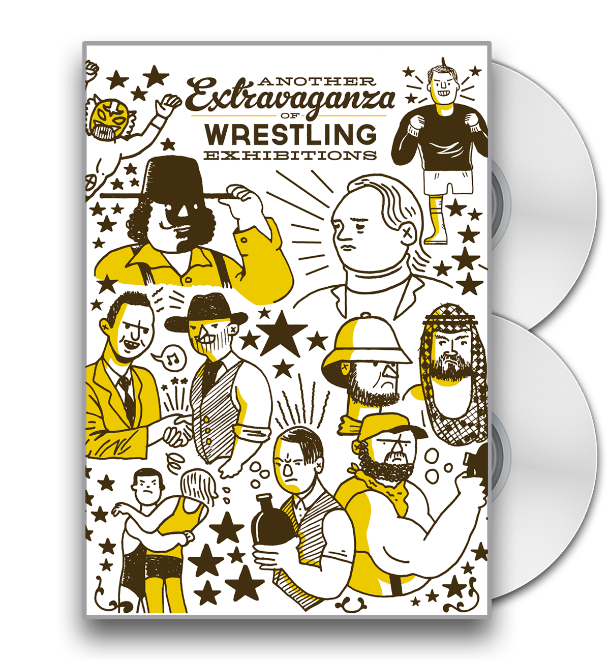 Another Extravaganza DVD artwork by Box Brown