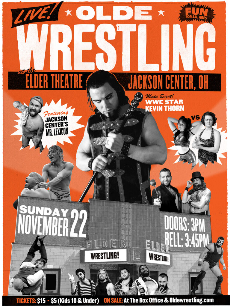 Kevin Thorn in Olde Wrestling on Sunday, November 22nd